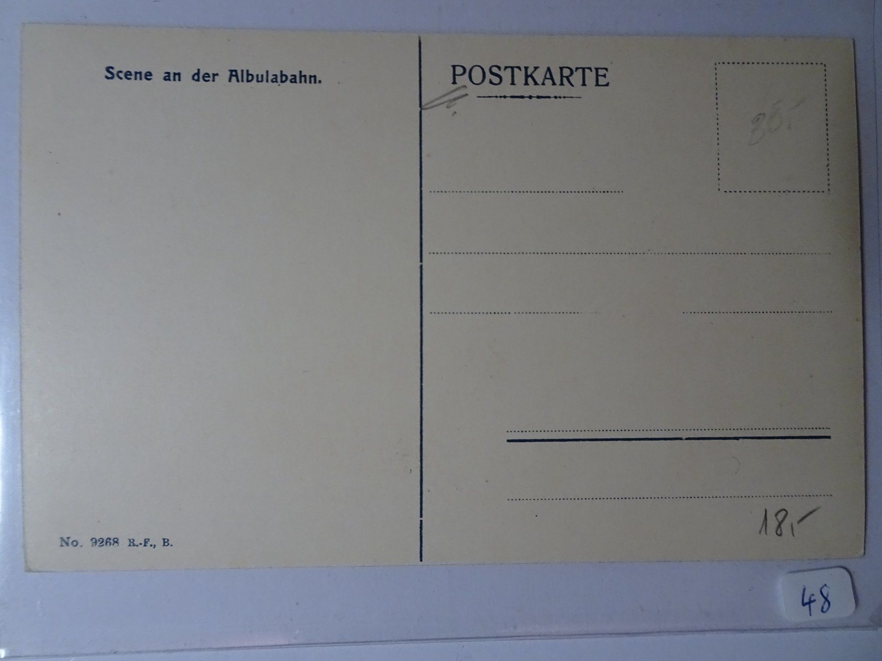 Cartoline postali: AK Scene an der Albulabahn – Usato da Schönenwerd venduto da schnitzunddrunter 1