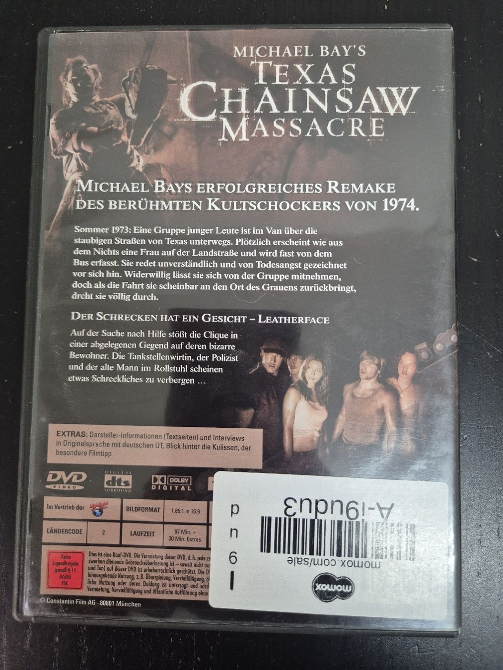 Tutti i DVDs: Texas Chainsaw Massacre – Usato da Wald ZH venduto da _Hotarubi_ 1