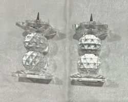 Swarovski Kerzenhalter Kristall 2 Stk. 