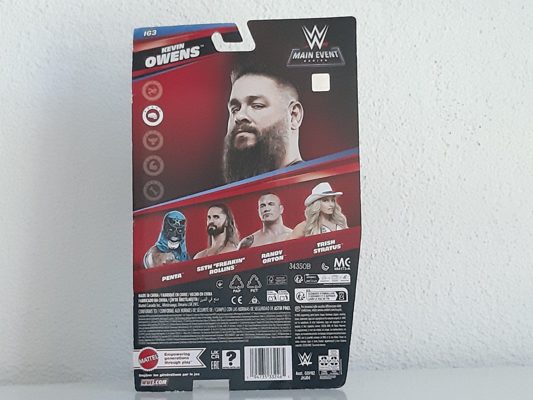 WWE Statuette: WWE Basic Series 163 Action Figure - Kevin Owens – Nuovo e nell'imballaggio originale da Buchs SG venduto da Bray_Law 2