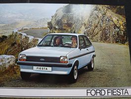 Ford Fiesta 1.0  1.1  1.3 L S Ghia   Prospekt  1980 xx