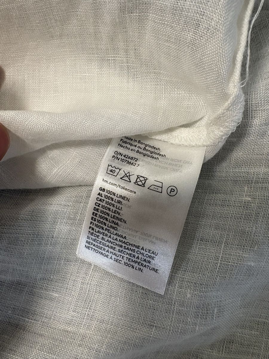 H&M Camicette: H&M Oversized Leinen Hemd M – Usato da Rümlang venduto da svent 4