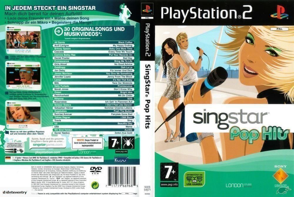 Sony Giochi: SingStar Pop Hits - PlayStation 2 – Usato da Pambio Noranco venduto da Pol69