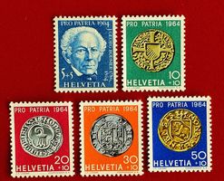 PRO PATRIA SATZ 118 - 122 1964** POSTFRISCH