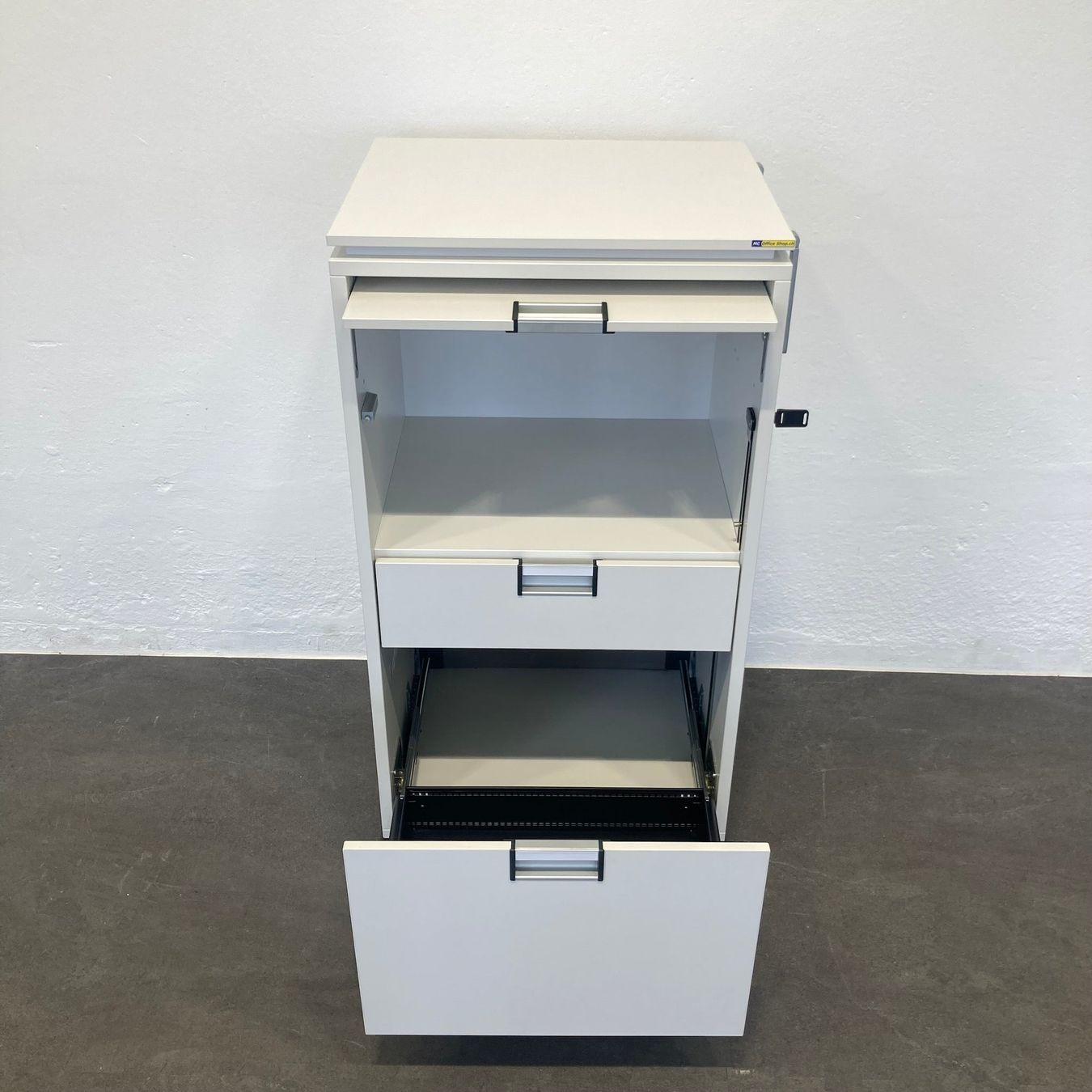 Banconi: Steelcase Moby Roll-Caddy - Weiss - mit A4 Schublade - mit – Usato da Schönenwerd venduto da mcofficeshop 1
