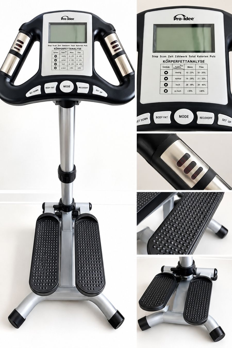 Hometrainer: Pro-Idee Stepper mit Haltegriff  – Usato da Thun venduto da luk_7qlx