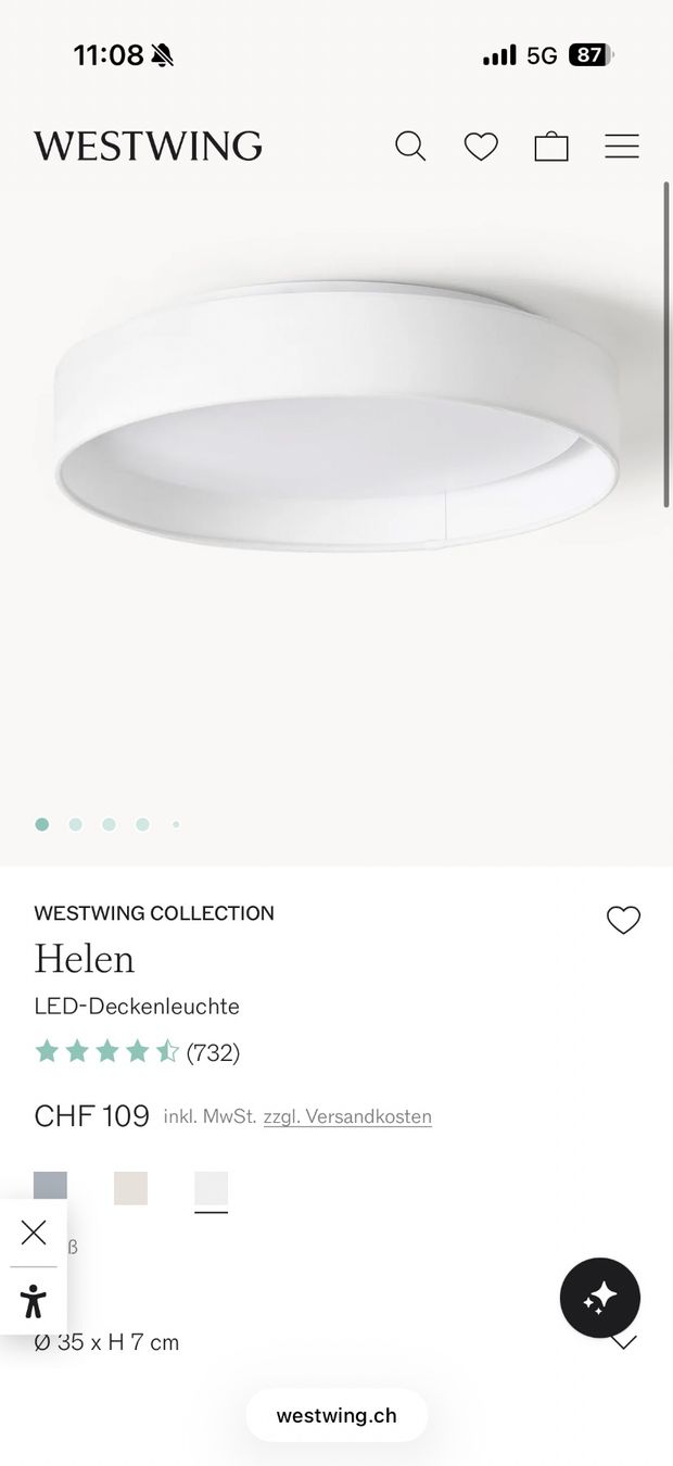 Westwing Lampadari & plafoniere: Deckenlampe neu – Usato da Adliswil venduto da Misterdamasceno