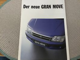 Daihatsu Gran Move Verkaufsprospekt 12 Seiten Oktober 1998