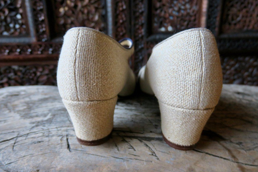 Scarpe da donna: vintage Leinenpumps Grösse 37, antike Kleidung – Nuovo (secondo la descrizione) da Schwanden i. E. venduto da luvia01 3