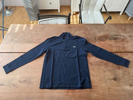 Lacoste Polo Langarm Dunkelblau Grösse M guter Zustand