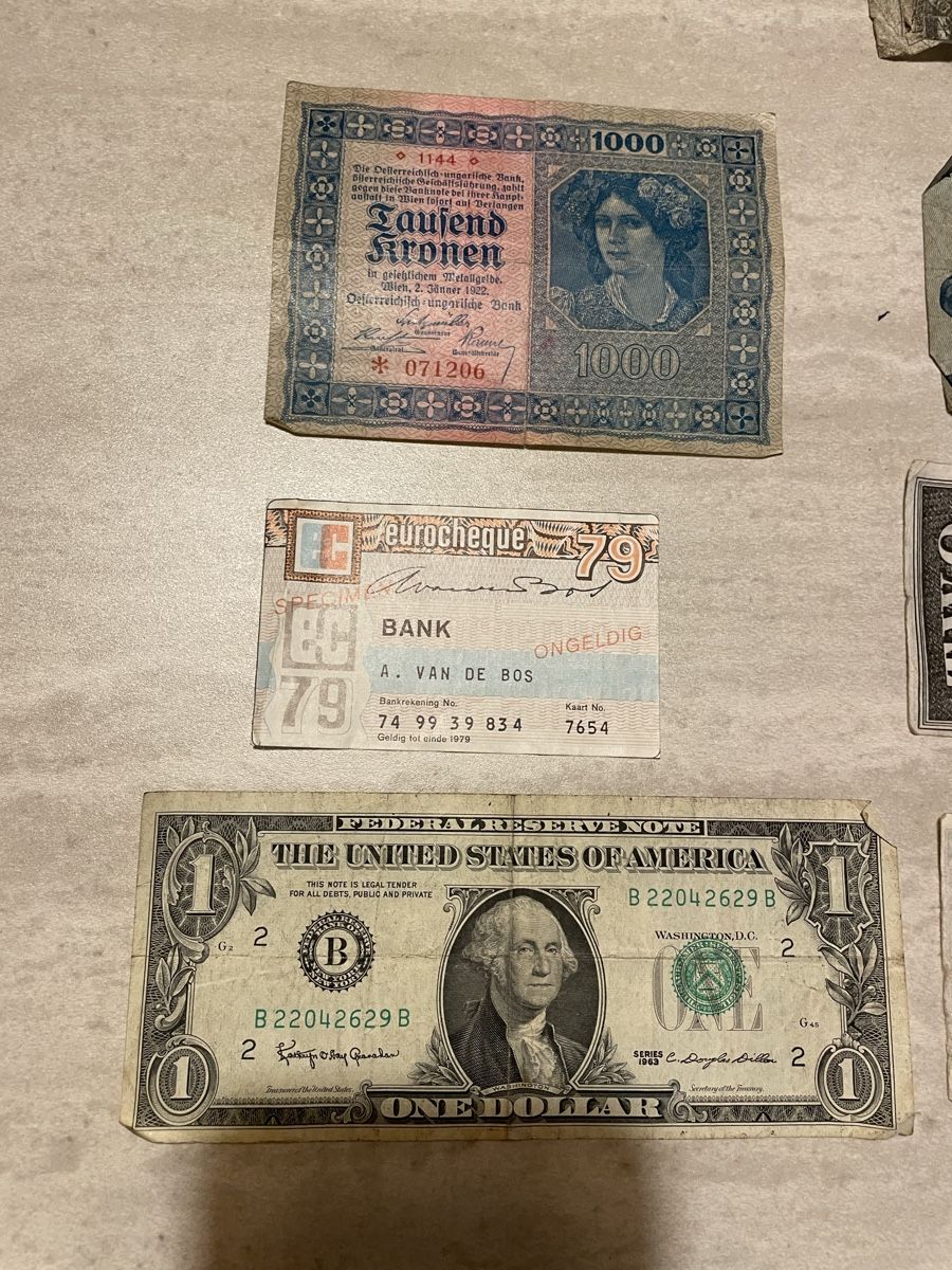 Banknoten: Alte Noten und Münzen  – Gebraucht aus Flawil von Naphtali 1