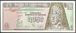 Guatemala 1/2 Quetzal 1989 - non circ./unz