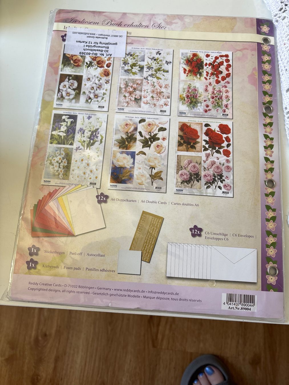 Kit bricolage: 24x 3D-Karten zum basteln – Nuovo e nell'imballaggio originale da Amriswil venduto da SCHLOSSGEISTLI 1