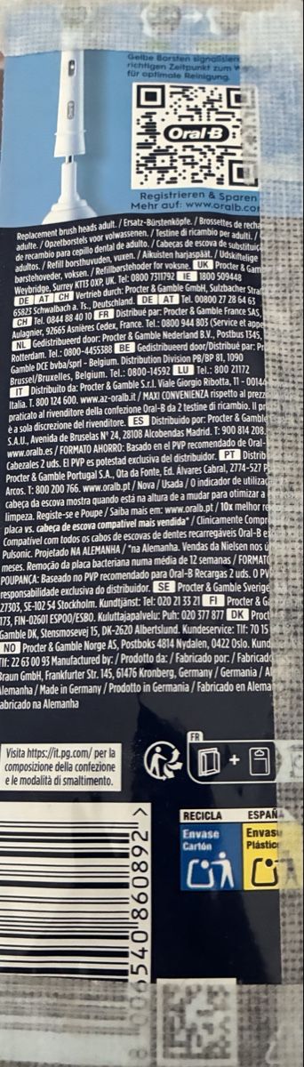 Oral B Cura dei denti: Oral-B Ersatzzahnbürsten – Nuovo (secondo la descrizione) da Casaccia venduto da Abc0376 1