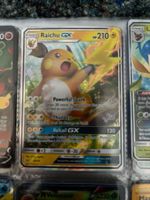 Raichu GX Pokémon Karte (Sehr guter Zustand!!)