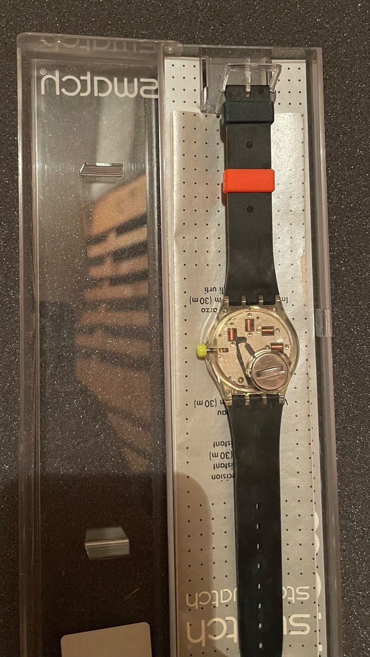 Swatch Smartwatch: Stop Swatch (SSK100) COFFEE BREAK – Gebraucht aus Rüti ZH von Theprojekt 3