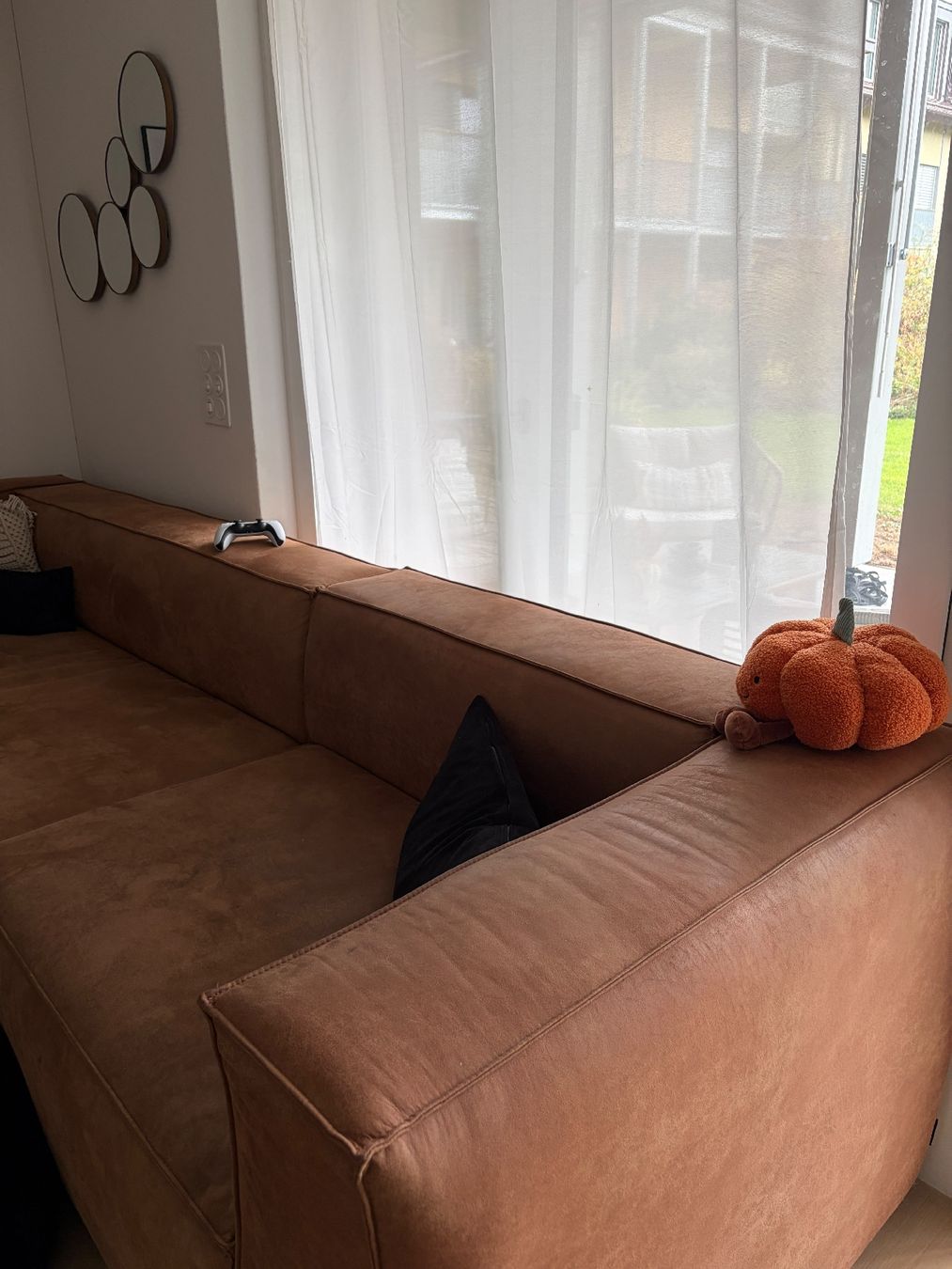 Divani: Ledersofa Woood Bean braun  – Usato da Andelfingen venduto da James_brown24 1