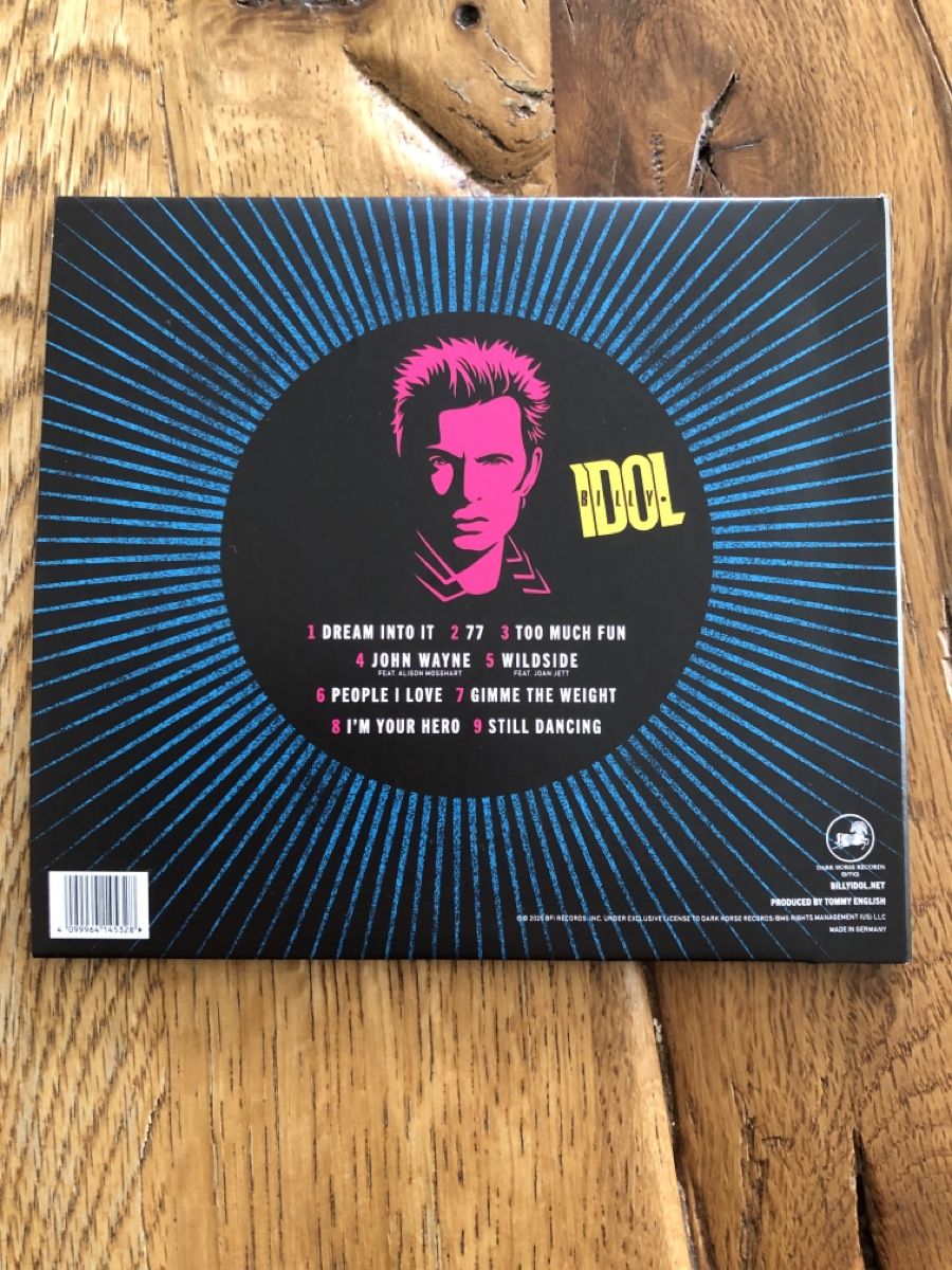 CD: Billy Idol - Dream into it (signed insert, 2025) – Usato da Embrach venduto da rocky84 2