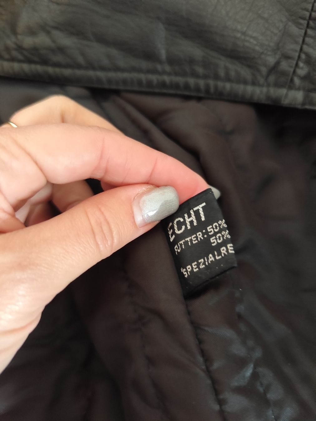 Cappotti: Vintage Black Leather Coat size unknown – Usato da Mägenwil venduto da VintageGirly 5