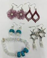 Schmuck Set Ohrringe und Armkette Neu