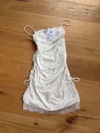 Gina Tricot Kleid Weiss