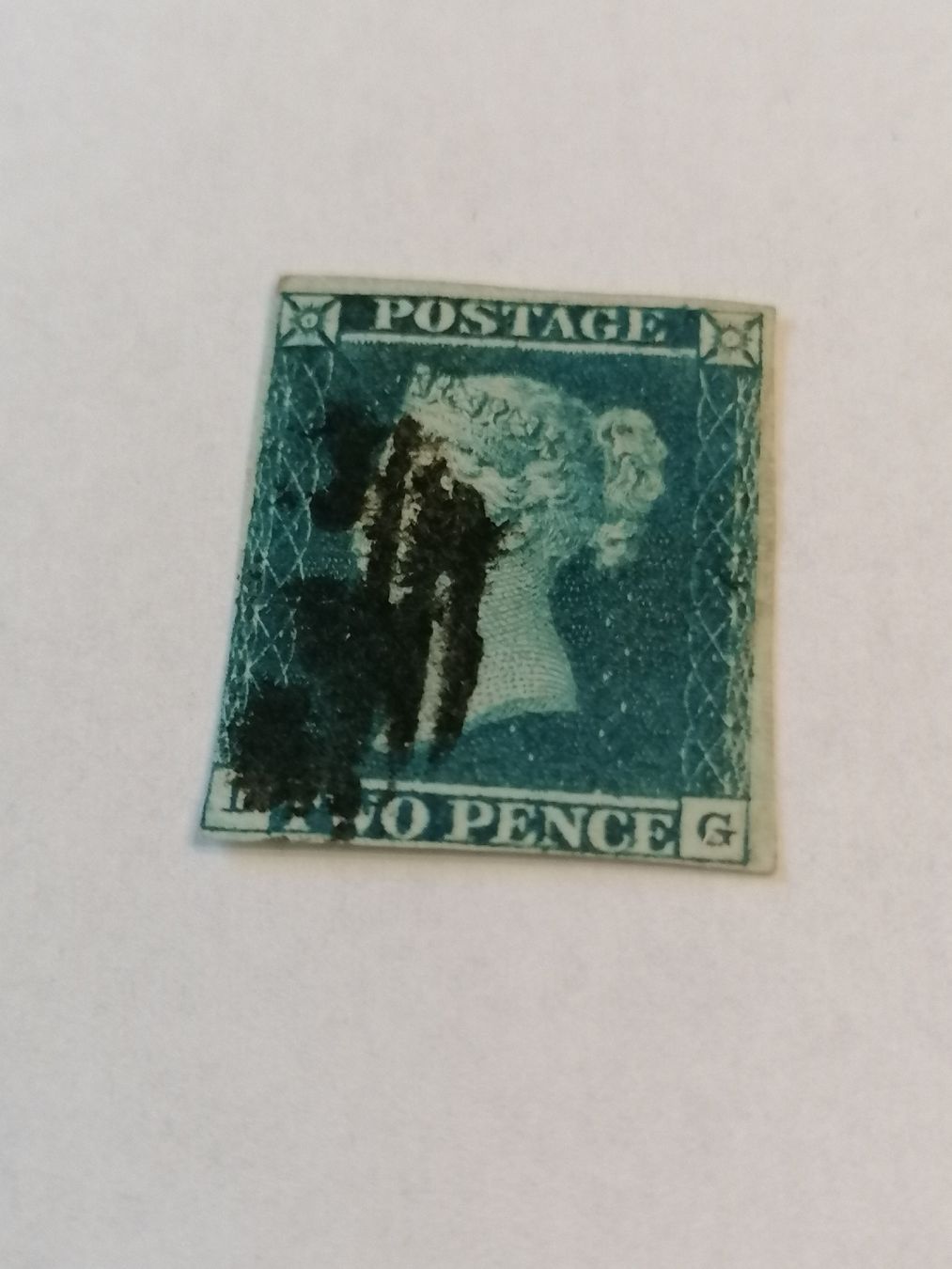 Tous les timbres: Two pence blue 1841, Platte 3  – D'occasion à Happerswil par tschergi