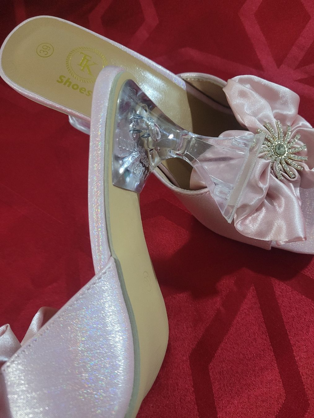 Scarpe da donna: Elegante Damen Abendschuhe Gr. 39 mit Absatz – Nuovo e nell'imballaggio originale da Bassersdorf venduto da arkais 1