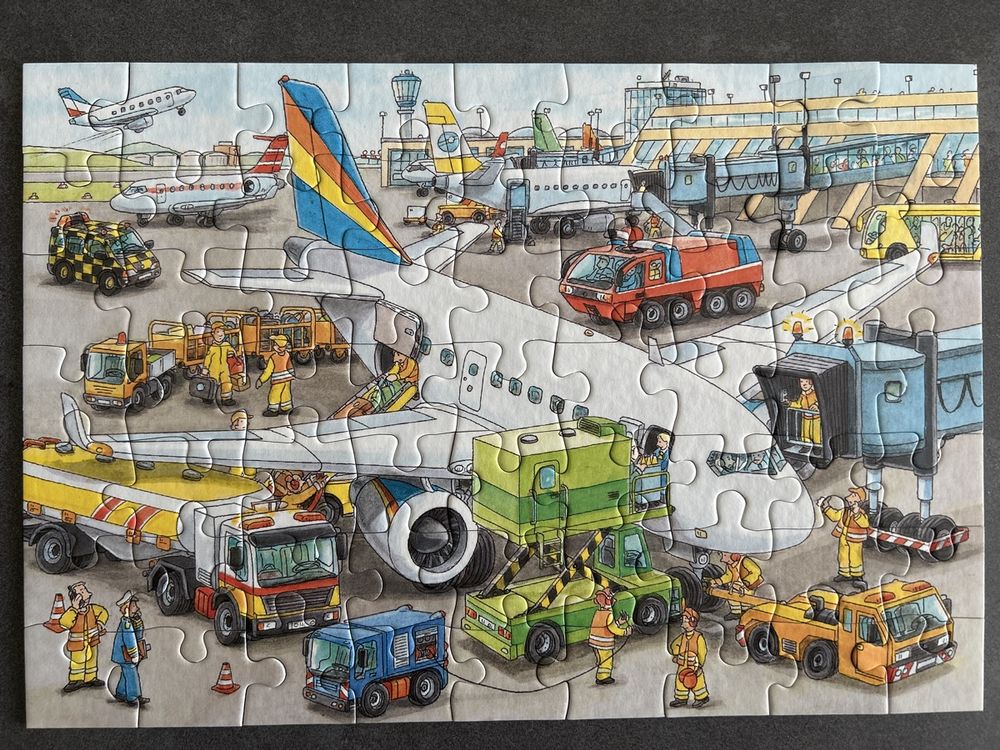 Hansepuzzle 1000 Teile Flugzeug Puzzle – 60x46 Cm, Mit Kartonbox Und Wiederverschließbarem Beutel