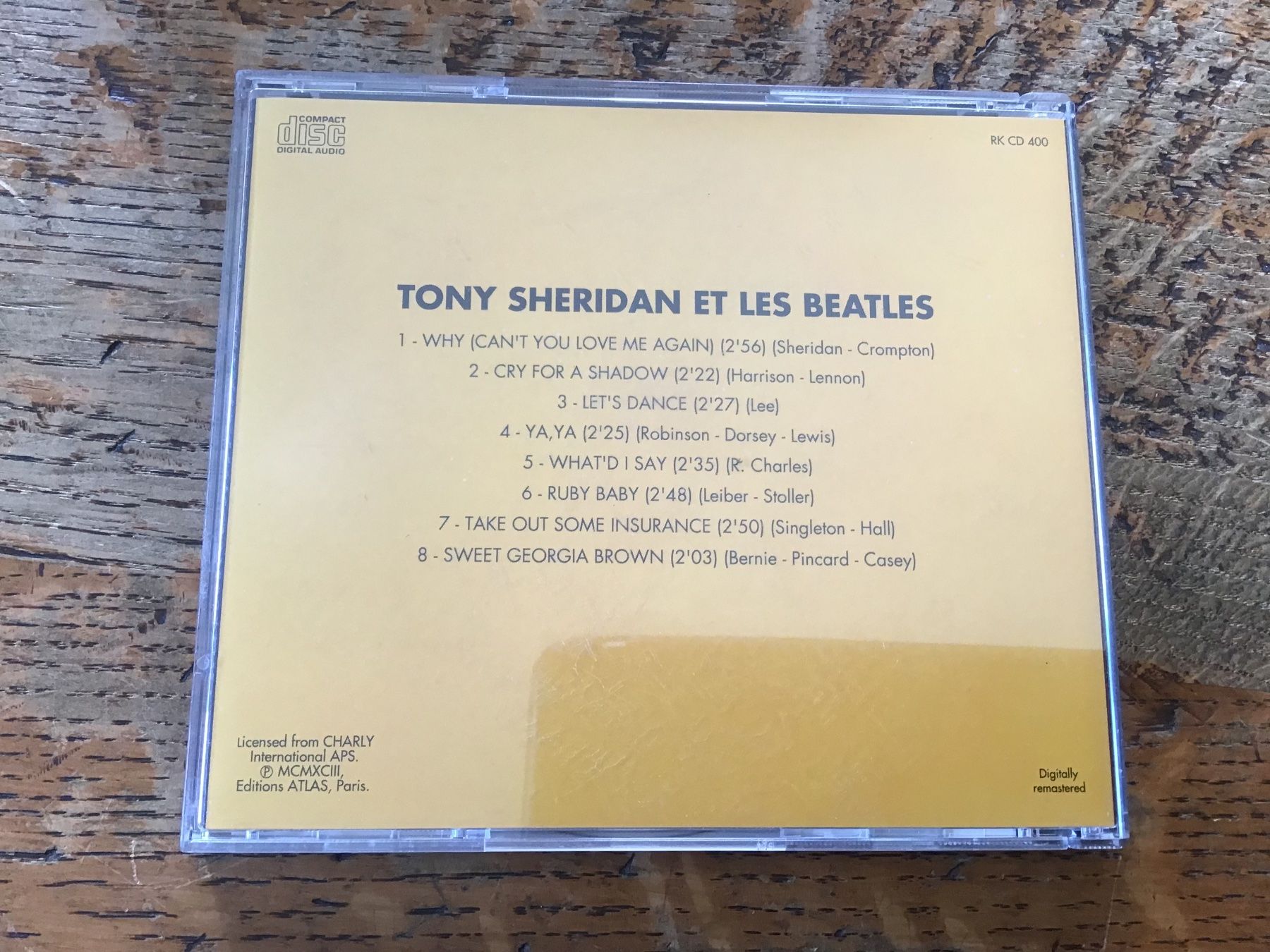CDs: CD Tony Sheridan et les Beatles – Gebraucht aus Fully von Ruby97 2