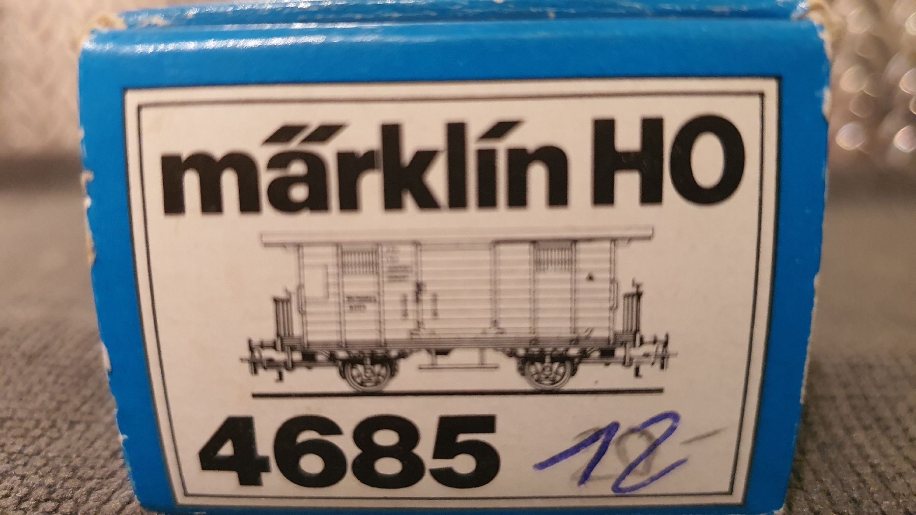 Märklin Modellini di ferrovie: MÄRKLIN 4685 GÜTERWAGEN  – Usato da Männedorf venduto da Modellbau-wyss 4