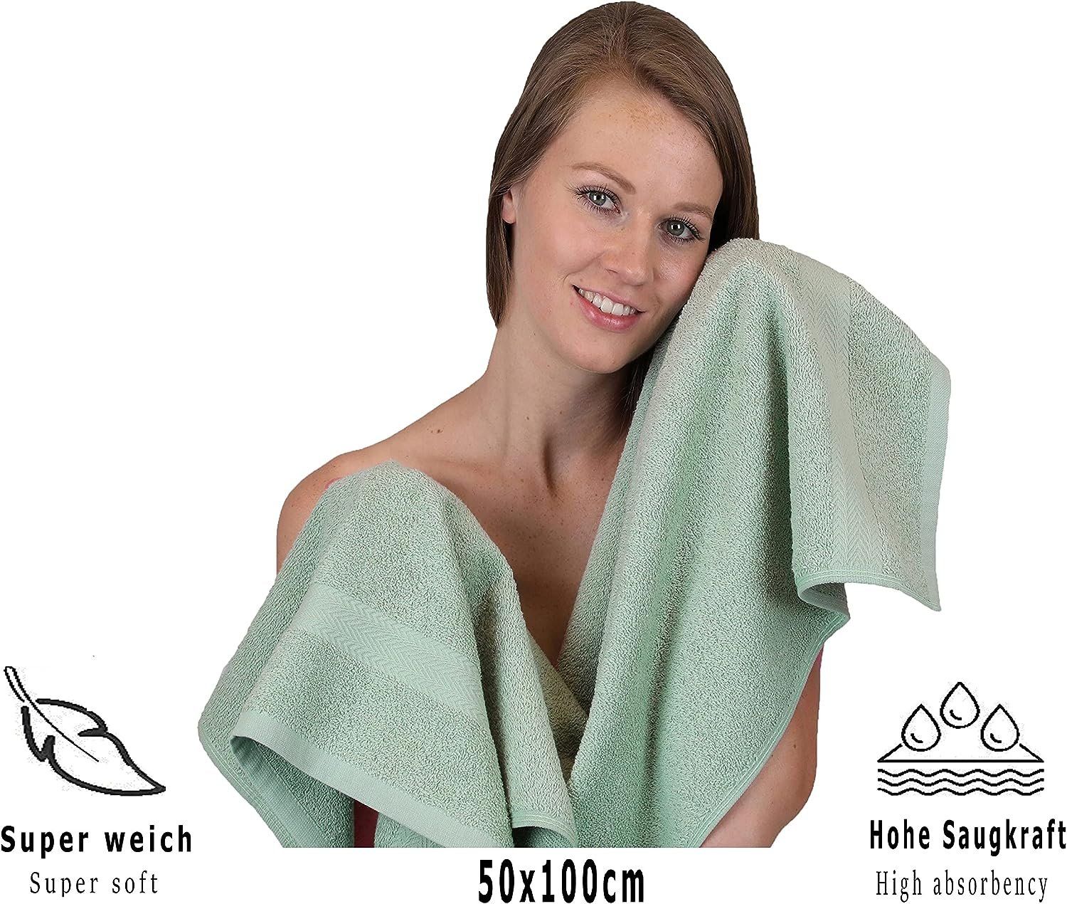 Teli da bagno: Premium 12er Frottier Handtuch-Set – Nuovo e nell'imballaggio originale da Nuglar venduto da SaleRitter 4
