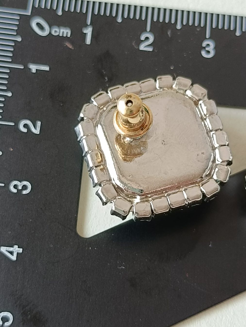Ohrringe & -stecker: Ohrstecker mit grossem Kristall & Strass-Einfassung – Gebraucht aus Bern von Nata_li 7