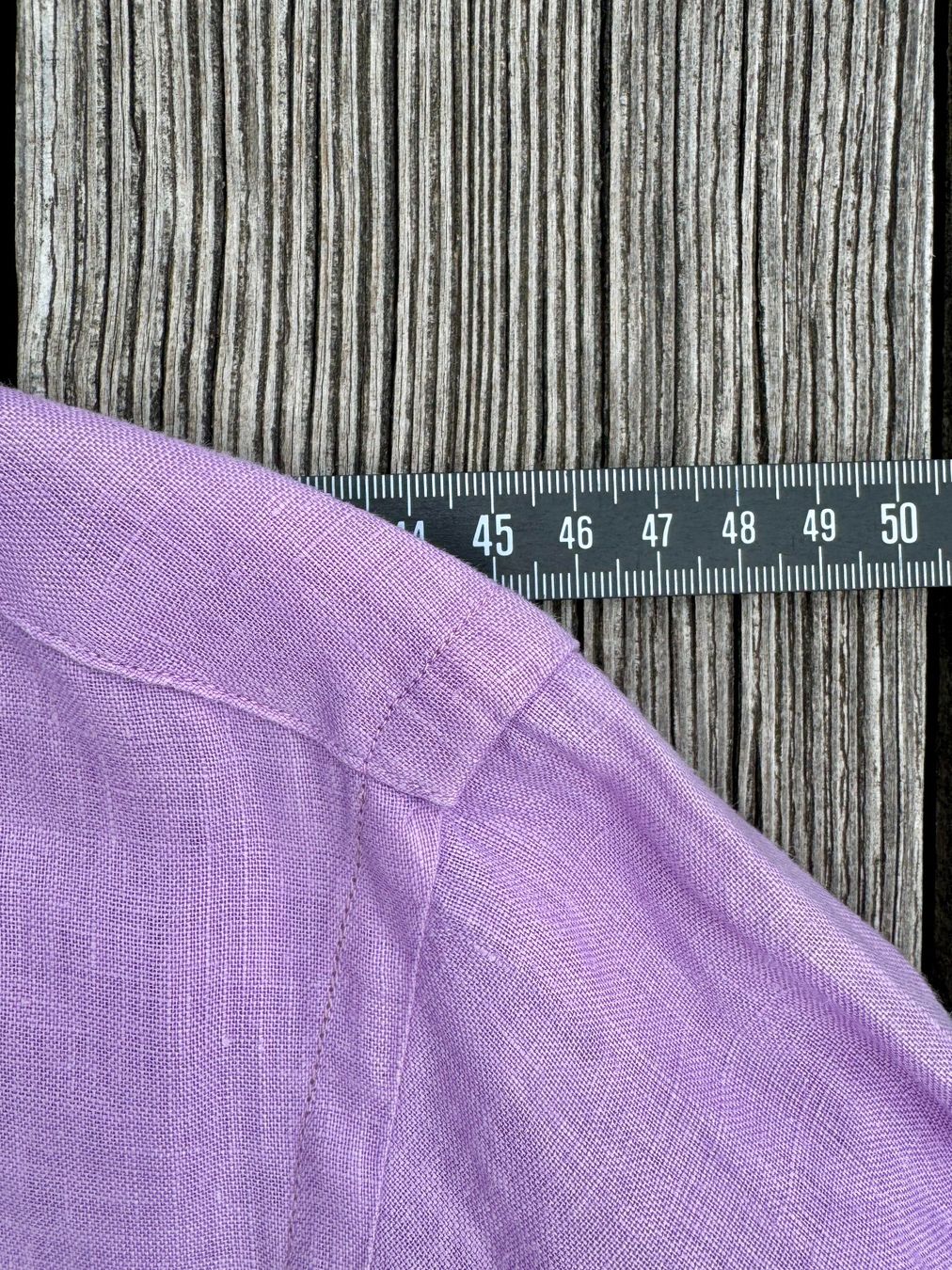 Massimo Dutti Hemden: Hemd Massimo Dutti Gr M Slim LEINEN Flieder – Gebraucht aus Männedorf von LTMCS 6