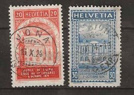 CH167 - UPU 1924 vollstempel