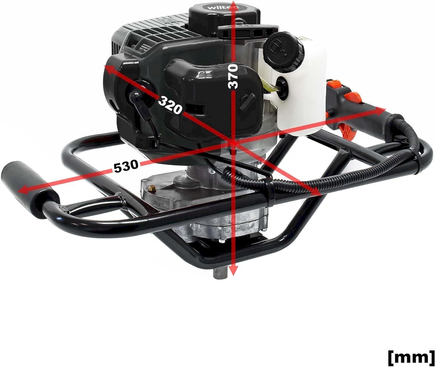 Bodenbearbeitungsgeräte: Wiltec Erdlochbohrer 1,4 kW 1,9 PS – Neu und originalverpackt aus Bottighofen von zaap 1