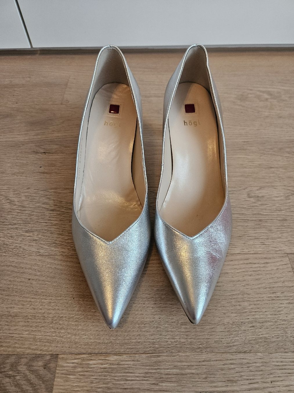 Högl Scarpe da donna: Högl Pumps in silber Leder Gr 39 – Nuovo (secondo la descrizione) da Regensdorf venduto da bus_dn2t 3