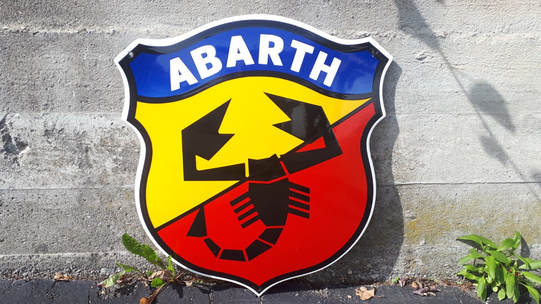 Insegne: Emailschild Abarth – Usato da Zürich venduto da timbuktu03