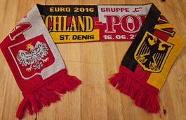 Deutschland - Polen EM 2016 St. Denis Fan-Schal Fussball