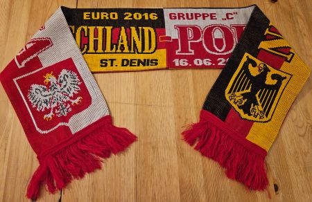 Deutschland - Polen EM 2016 St. Denis Fan-Schal Fussball