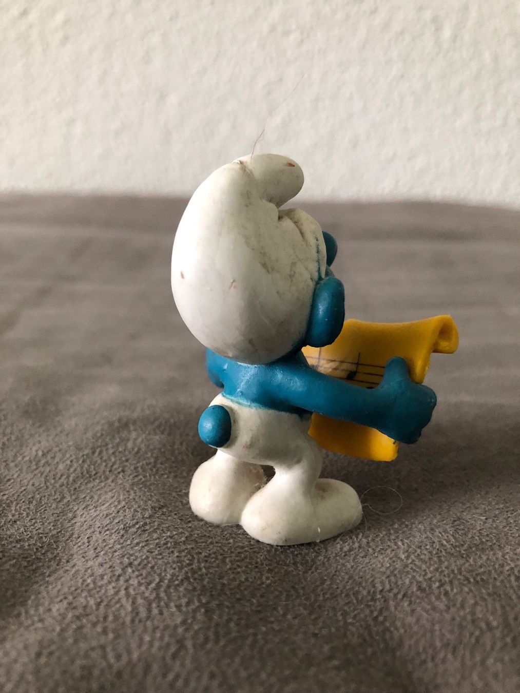 Schleich Statuette: Schlumpf Sänger mit Notenblatt – Usato da Villmergen venduto da schnuu73 1