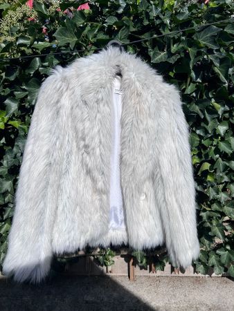 Glamouröser Blazer Lisbeth Egli Haute Couture weiss/grau