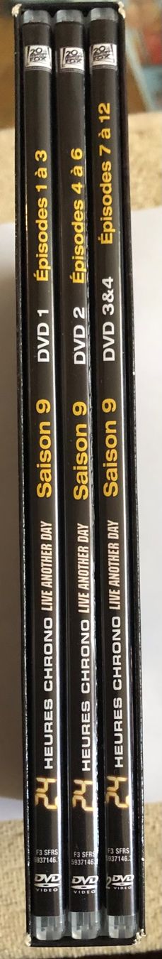 Tous les DVDs: 24 HEURES CHRONO (SAISON 9) – D'occasion à Poliez-Pittet par Newtown-Records 2