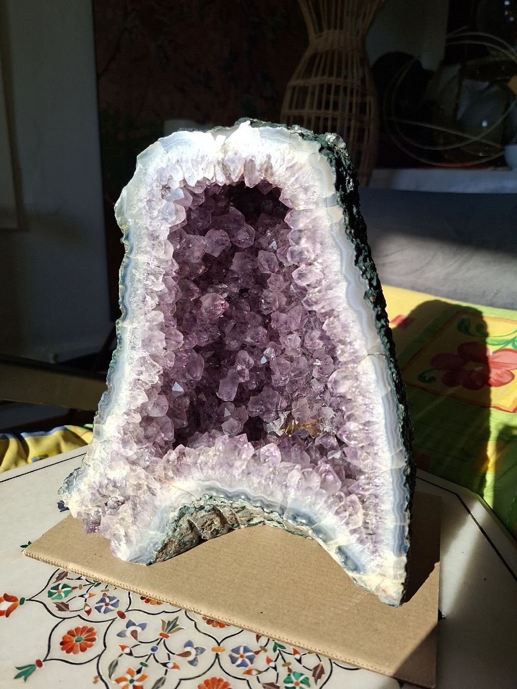 Pietre preziose: Amethyst Geode aus Südamerika 5 Kg – Usato da Ipsach venduto da jpbo 5