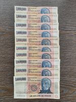 Argentinien 1'000'000 Pesos / 10 Stück !!!!!!!!