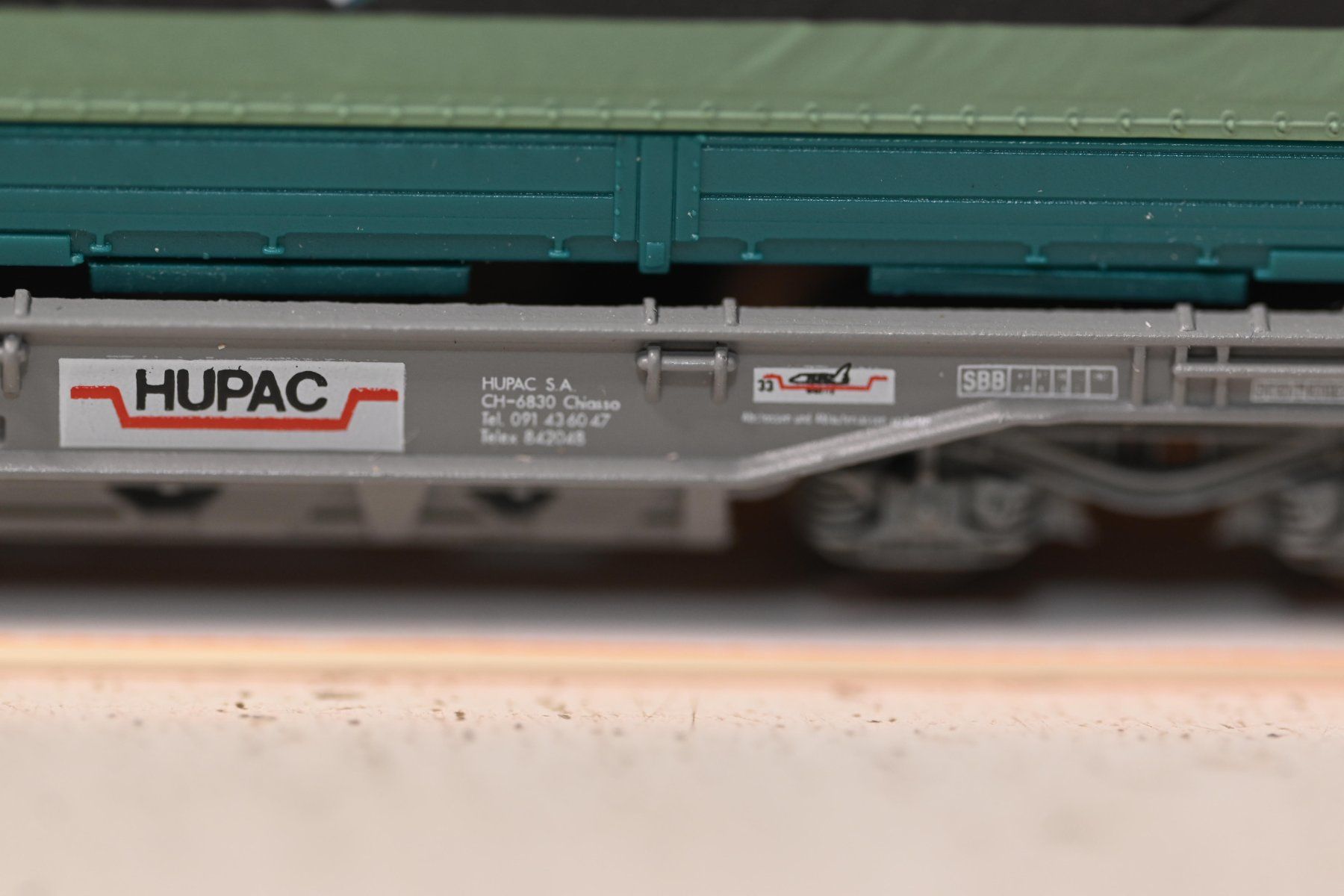 Roco Modellini di ferrovie: Föry HUPAC Roco Spur N mit OVP – Usato da Laupen ZH venduto da Zmoewe 3
