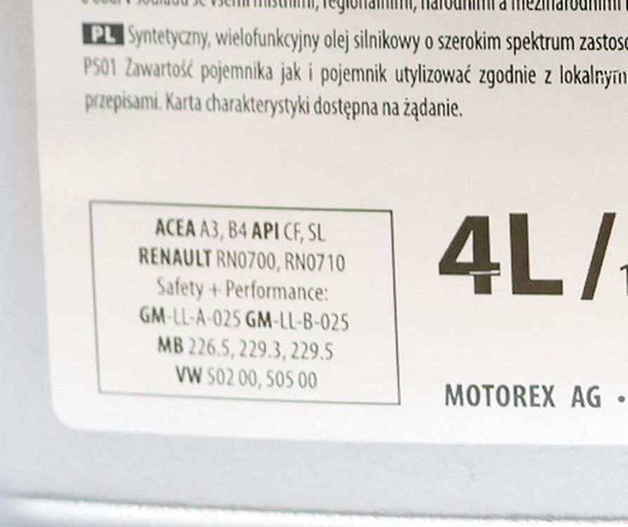 Motorex Oil of Switzerland - Topaz Motoröl SAE 5W/30 (Neu und ...
