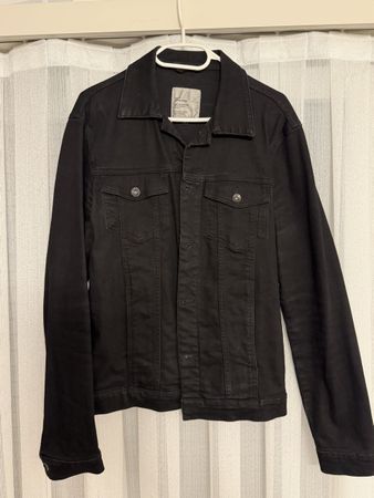 Jeansjacke schwarz Grösse L guter Zustand