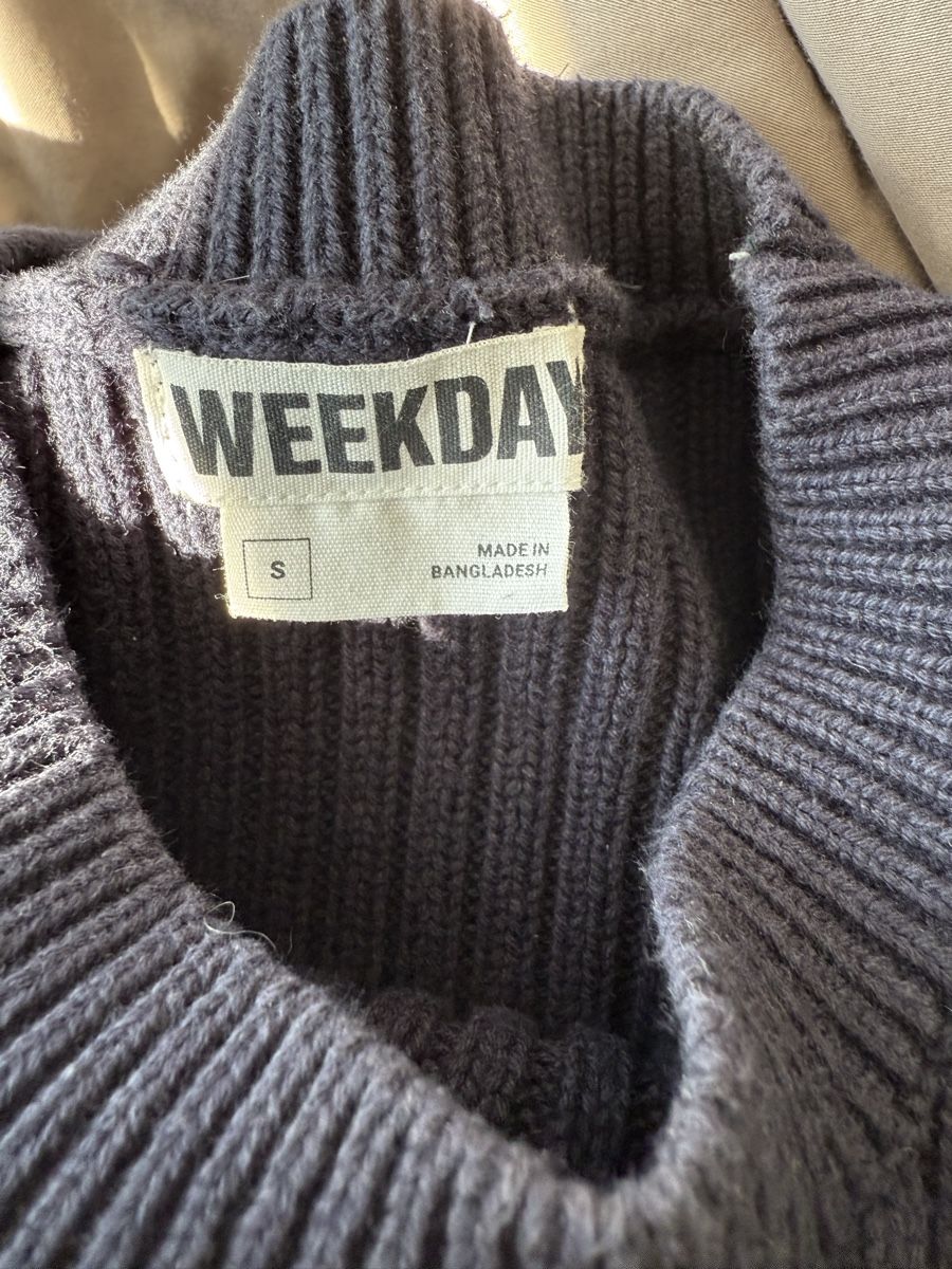 Weekday Maglioni & Felpe: Weekday Baumwollpullover dunkelblau – Nuovo (secondo la descrizione) da Altstätten SG venduto da noa_cg9g 2