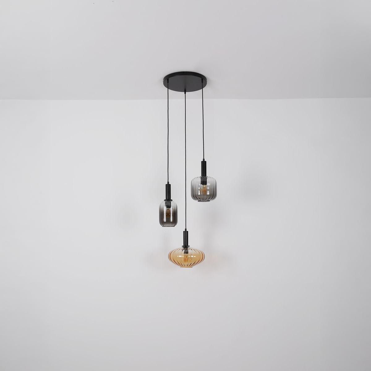 Lampadari & plafoniere: Pendelleuchte, Glas, Rauchfarbe, 55 cm Ø – Nuovo (secondo la descrizione) da Kreuzlingen venduto da Smart-Light 4