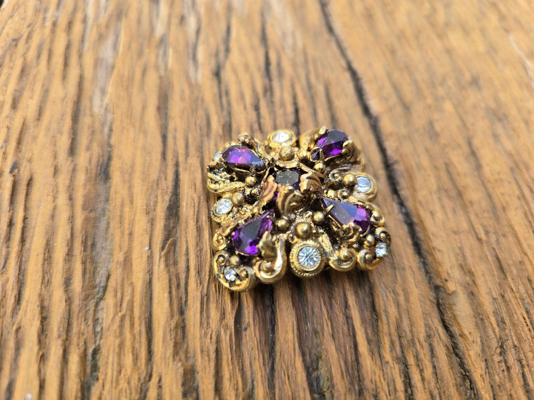 Spille & Fermagli: Modeschmuck vintage-Brosche-Nr. 12 – Usato da Romanshorn venduto da Rachacha 1